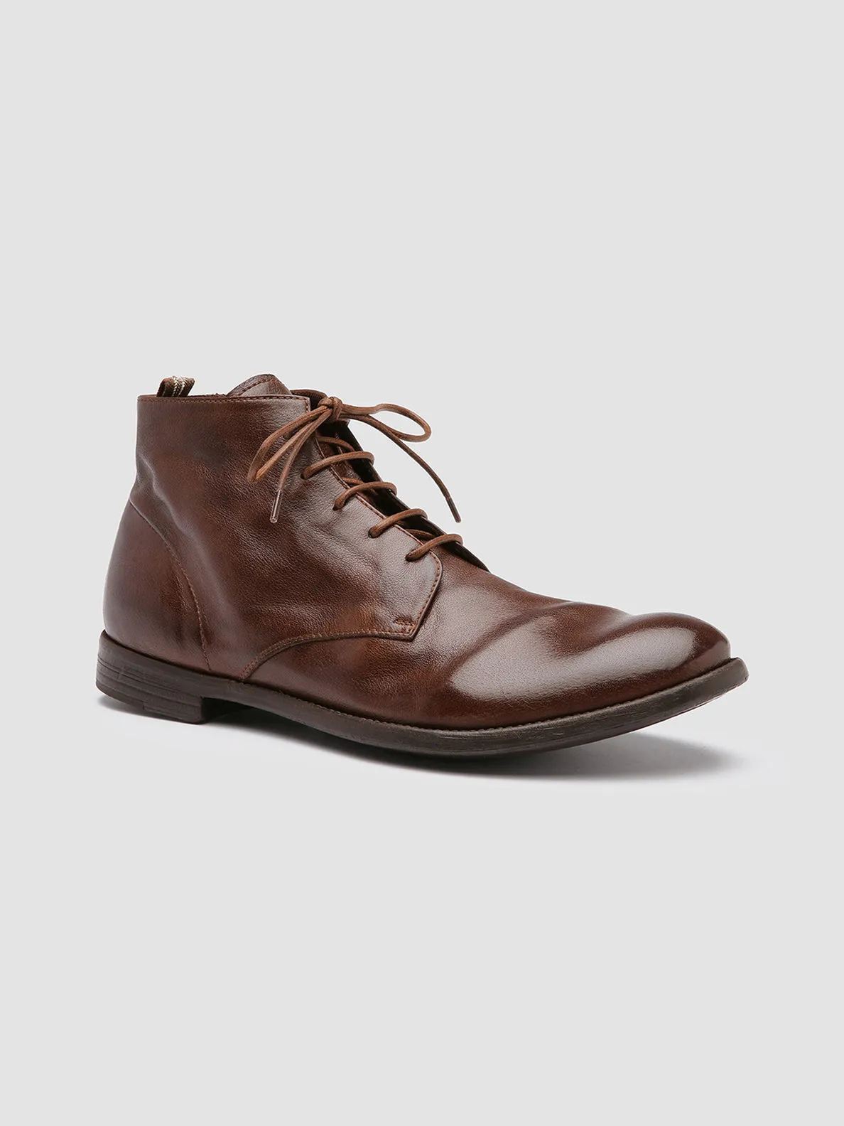 Dual Tone ARC 513 - Brown Leather Ankle Boots