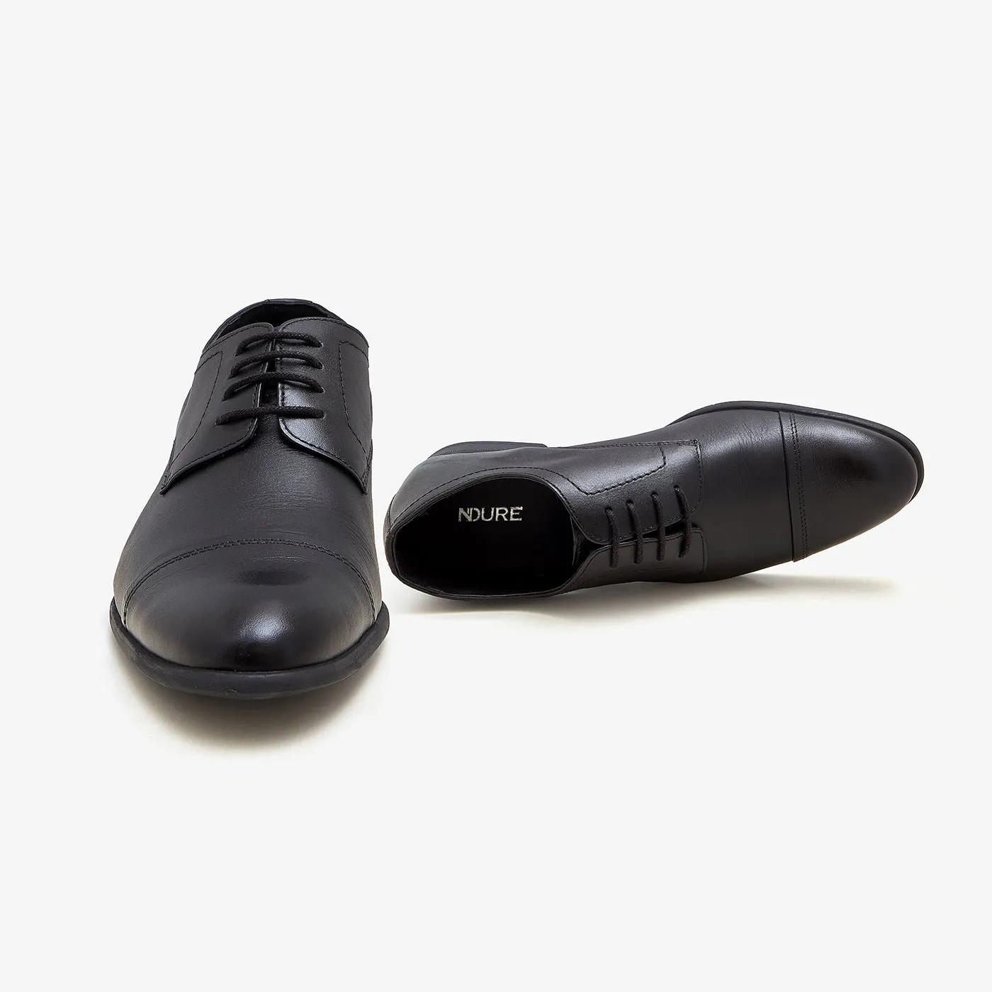 Men's Leather Formals Breathable Inner Lining Polished Look