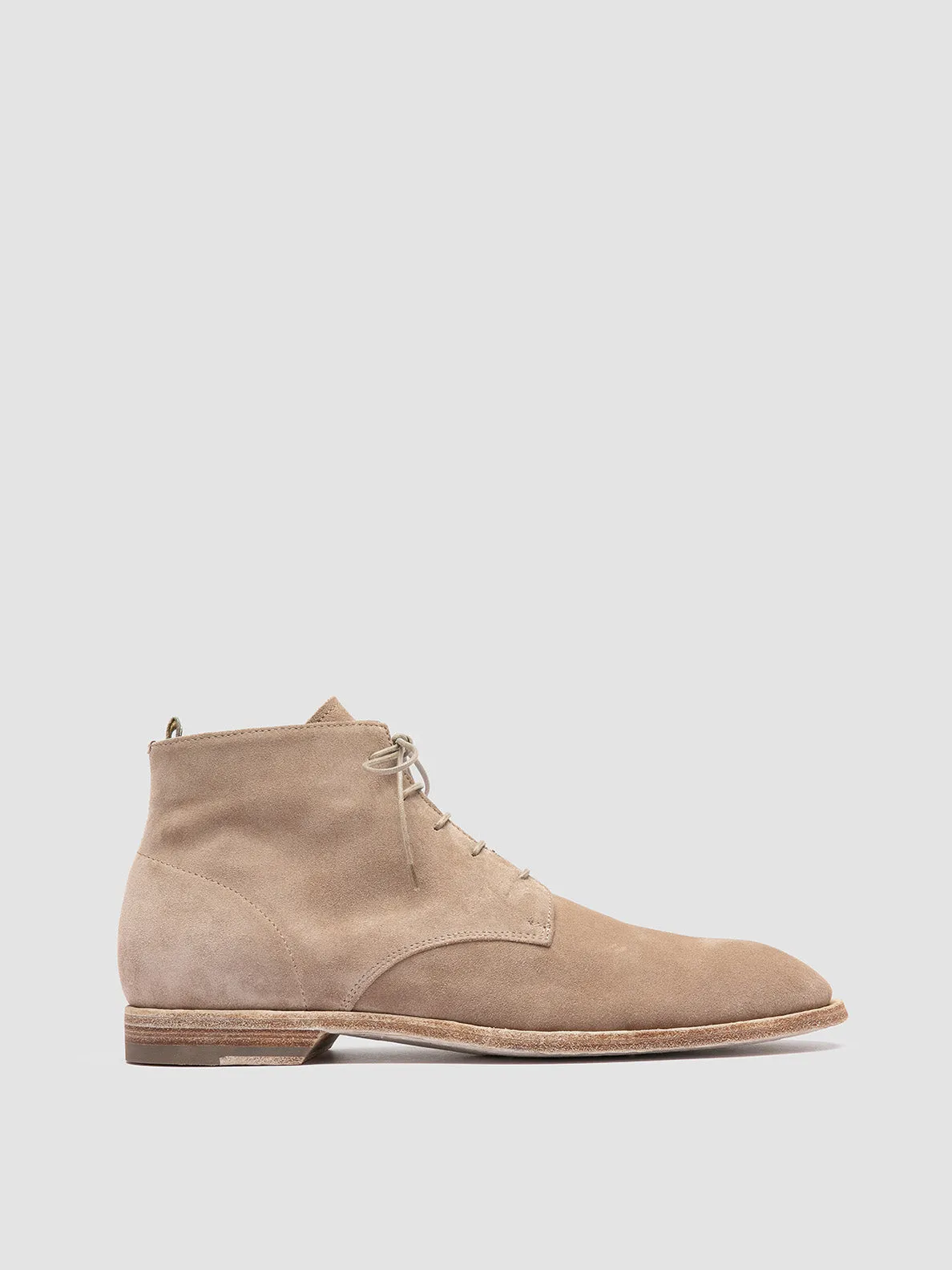 SOUND 003 - Beige Suede Lace-up Boots Premium Technology Adventure Ready