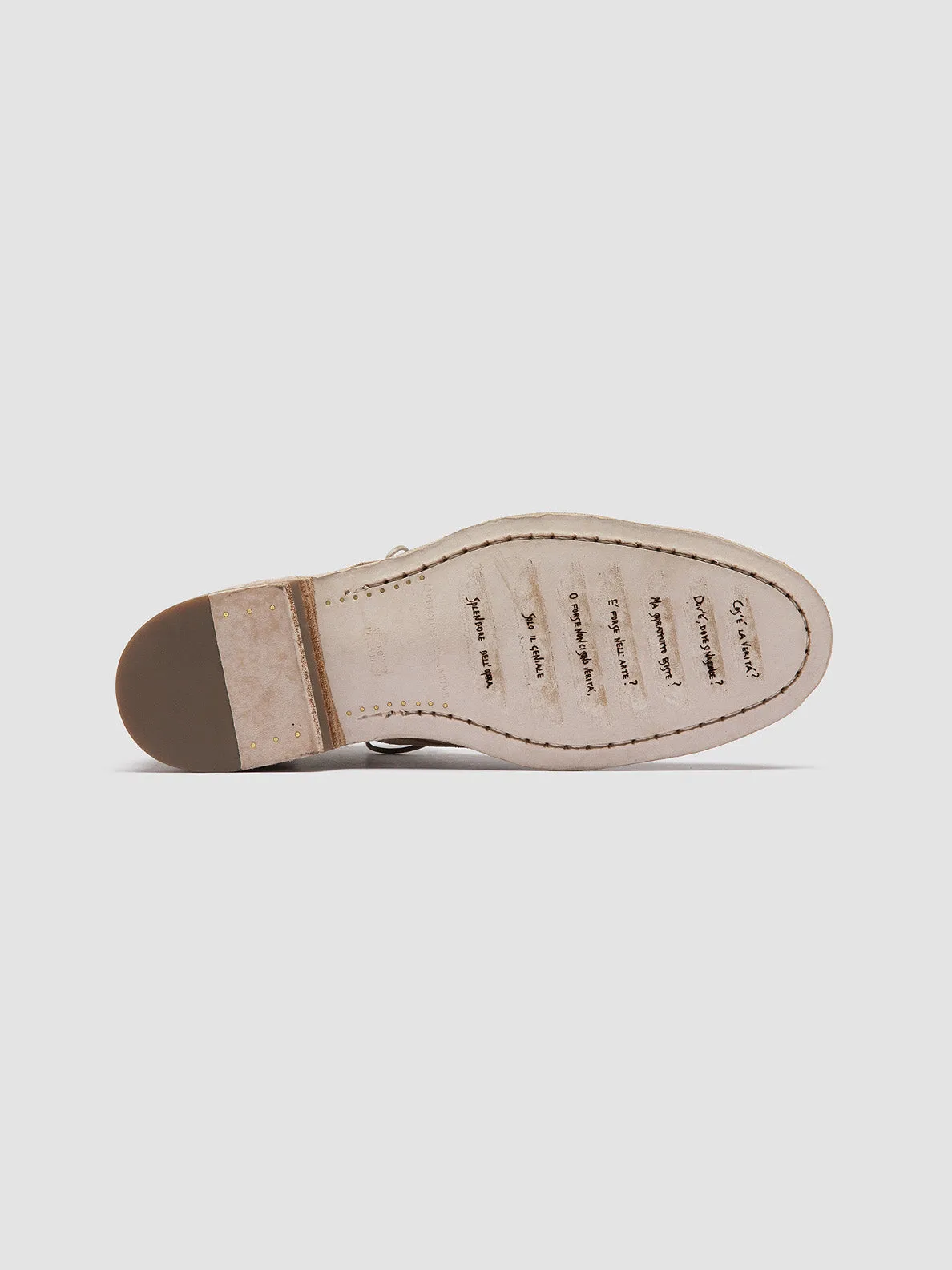 SOUND 003 - Beige Suede Lace-up Boots Refined fit