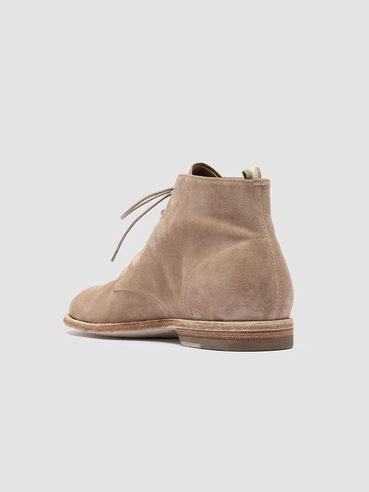 Timeless Chic SOUND 003 - Beige Suede Lace-up Boots