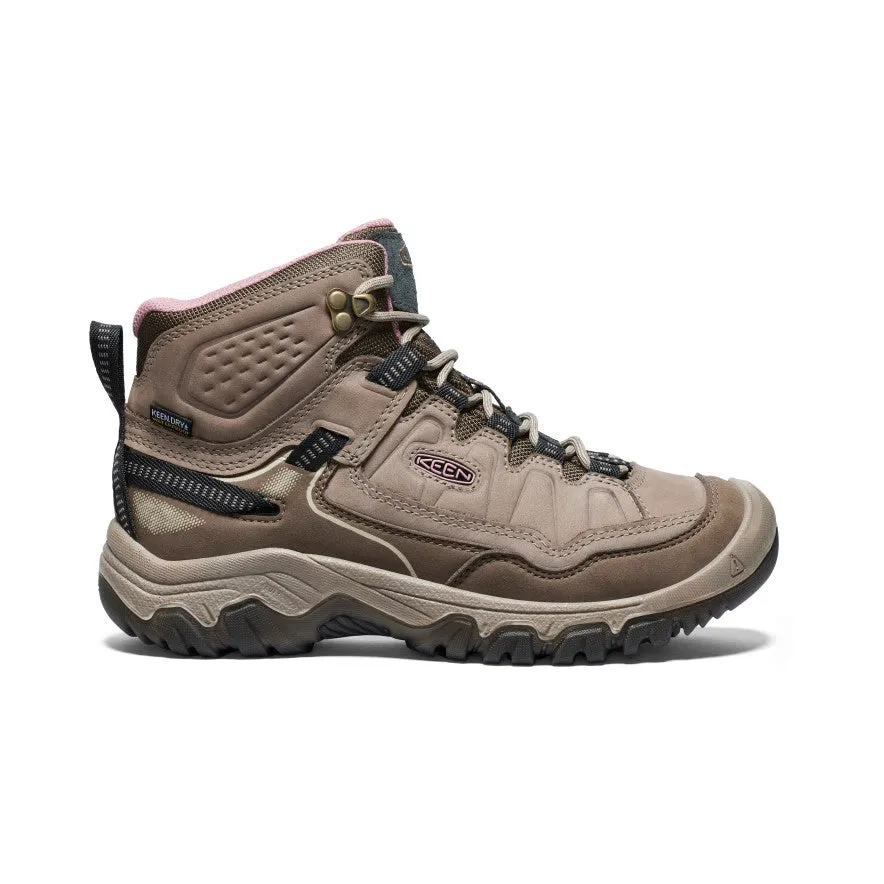 Sturdy Trekking Women's Targhee IV Wide Waterproof Hiking Boot  |  Brindle/Nostalgia Rose
