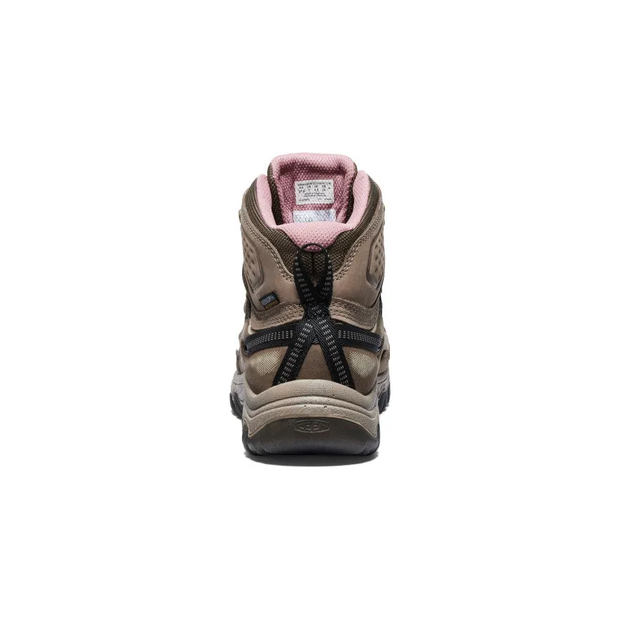 Ultimate Comfort Waterproof Trail Boot Women's Targhee IV Wide Waterproof Hiking Boot  |  Brindle/Nostalgia Rose