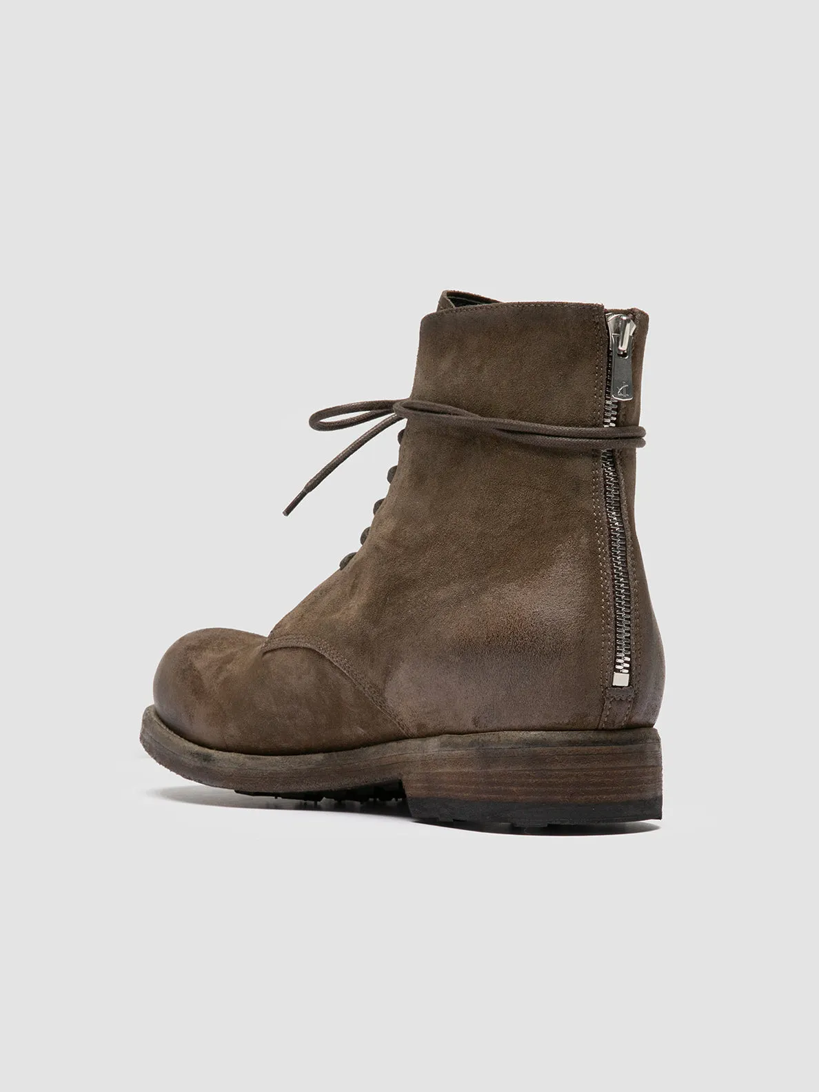 City Gear Ground Control BULLA DD 102 - Green Suede Lace-up Boots