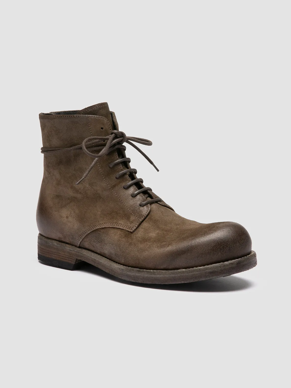 BULLA DD 102 - Green Suede Lace-up Boots Outdoor Stroll All Day