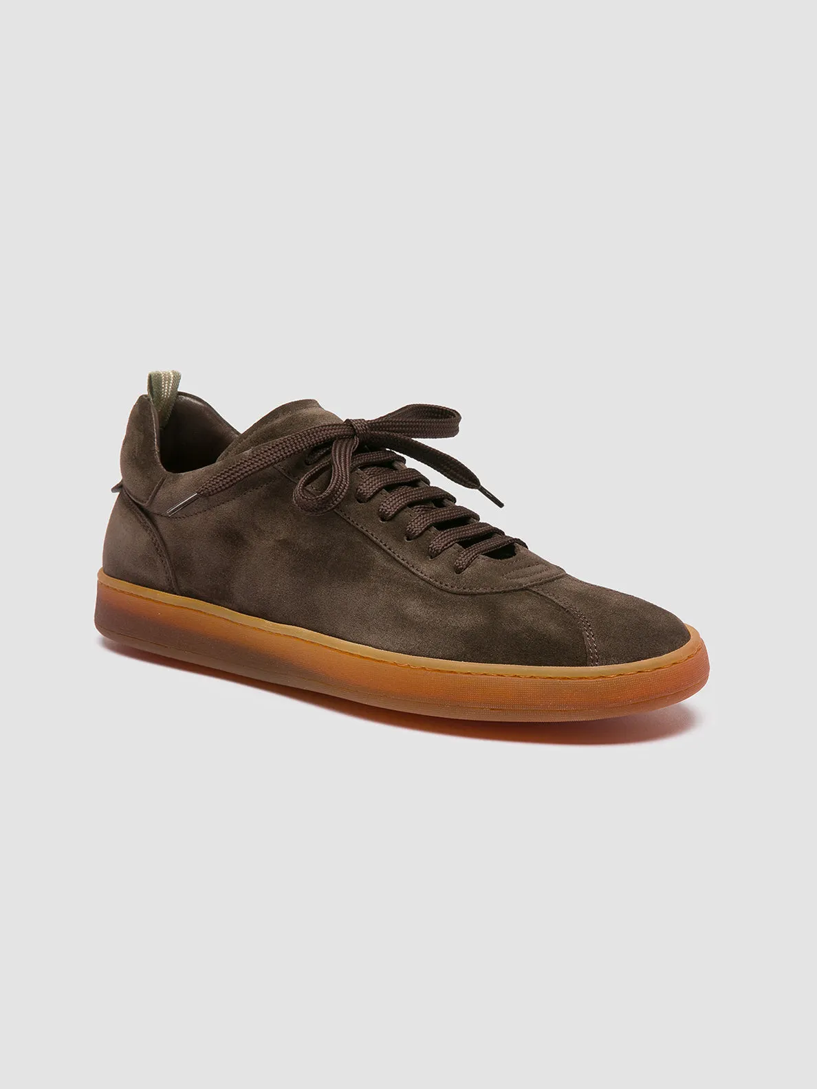 HALO 001 - Brown Suede Sneakers Ankle padding