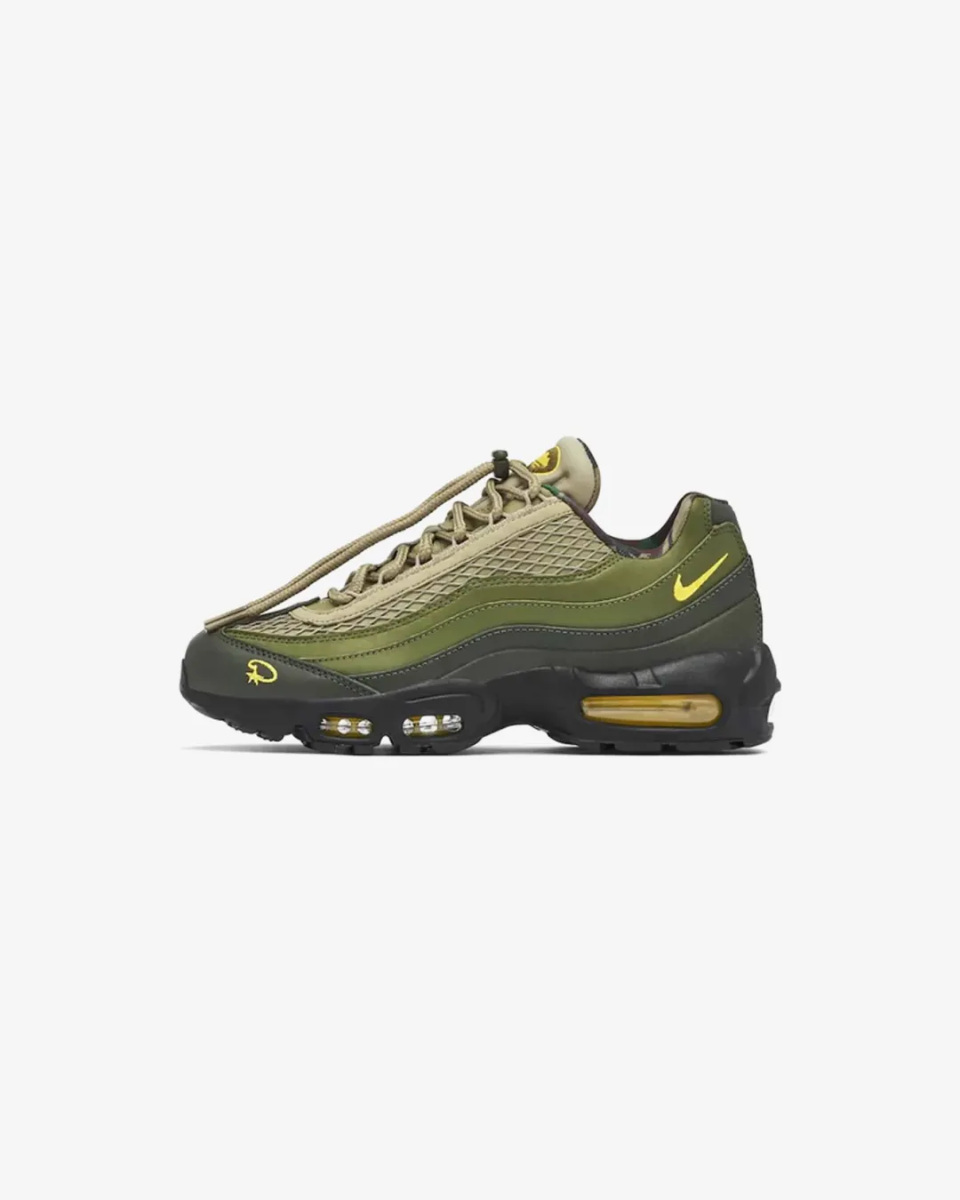 low - intensity running shoes running in a dam area shoes Nike Air Max 95 SP Corteiz Gutta Green Sneakers