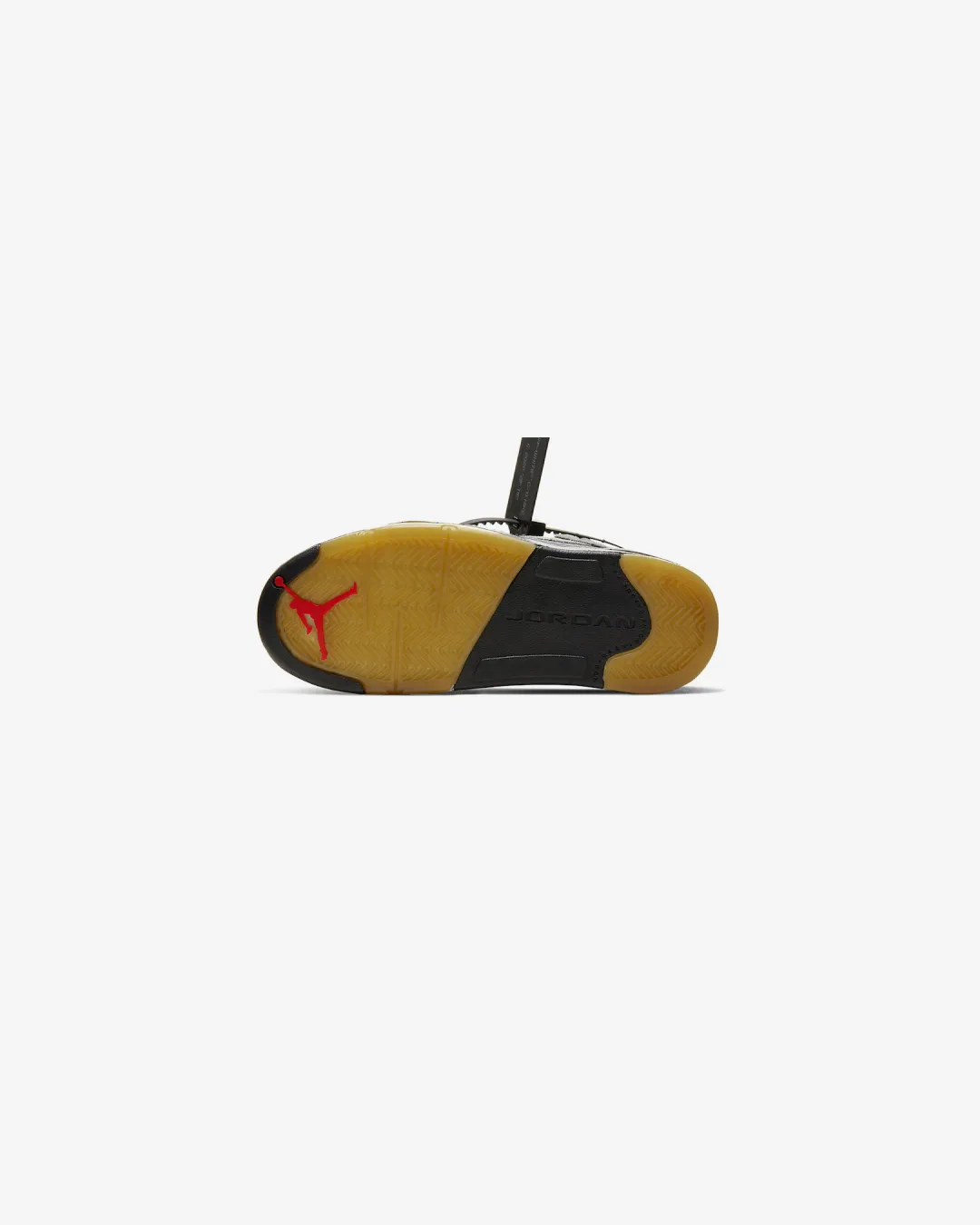 hard - surface running shoes Air Jordan x Off-White 5 V Retro Chicago Black Metallic Virgil Abloh Sneakers