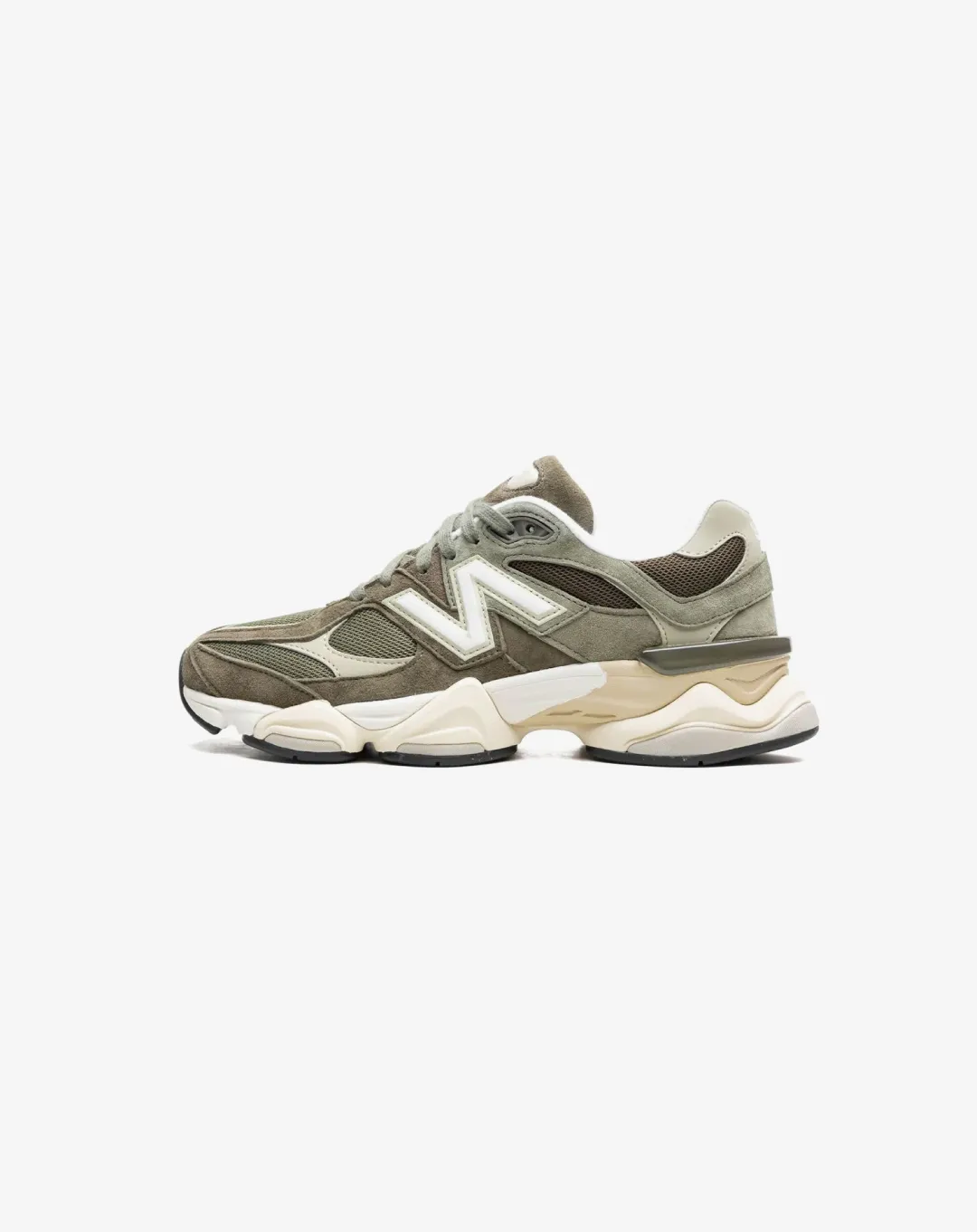 night walk Silk Feel New Balance 9060 "Dark Camo Olive Sandstone" Sneakers