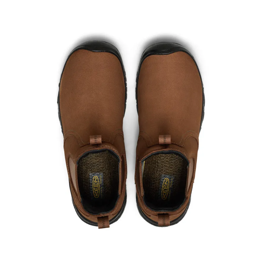 Women's Greta II Waterproof Chelsea  |  Bison/Black Nylon Material soft fit