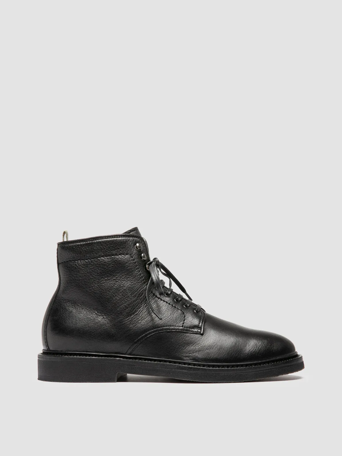 All-Round Wear HOPKINS FLEXI 206 - Black Leather Lace-up Boots