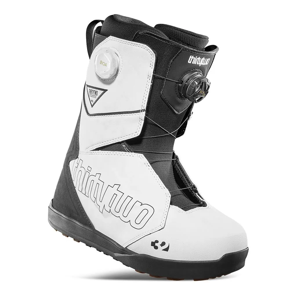 Outdoor Hiking Shoes Waterproof Style 32 2025 Lashed Double Boa Boots - White/Black