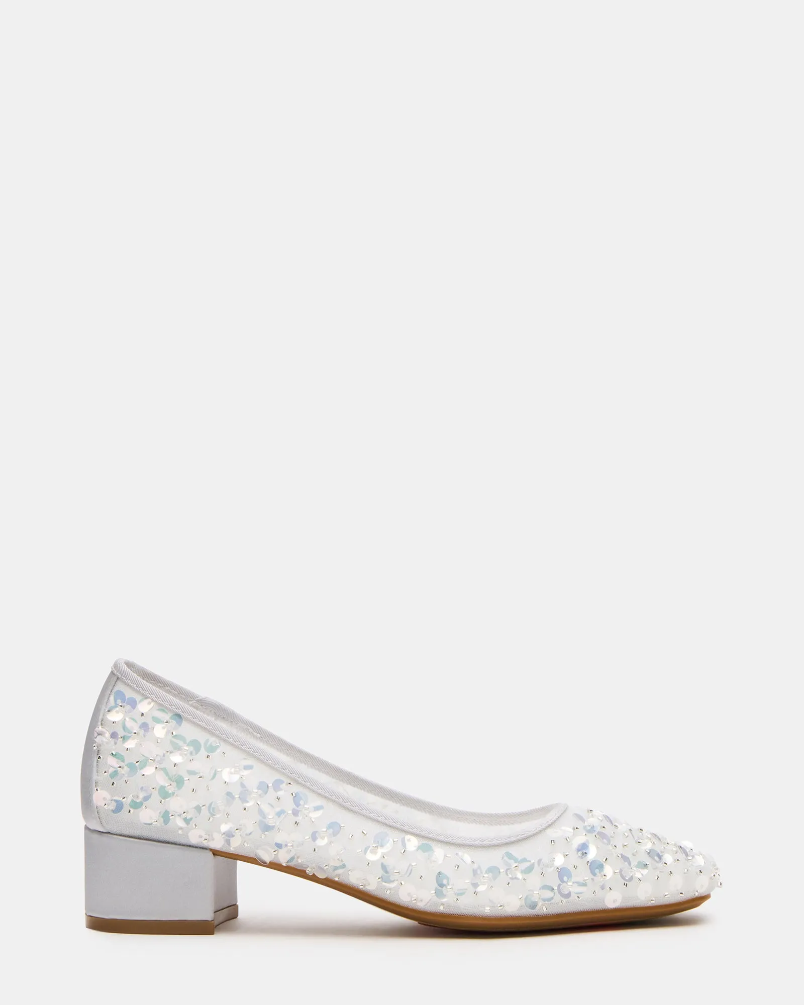 Chic Designer Heels Statement Heels MOLLIE SILVER SEQUINS