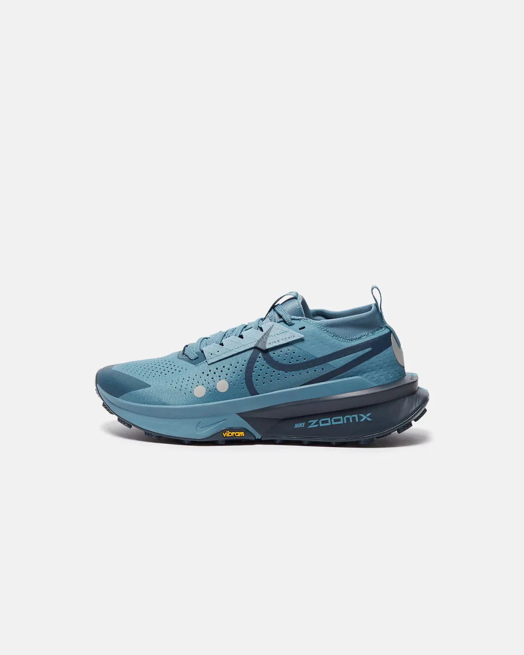Nike Zegama 2 in Smokey Blue, Armory Navy & Metallic Platinum floral - design shoes Running Form