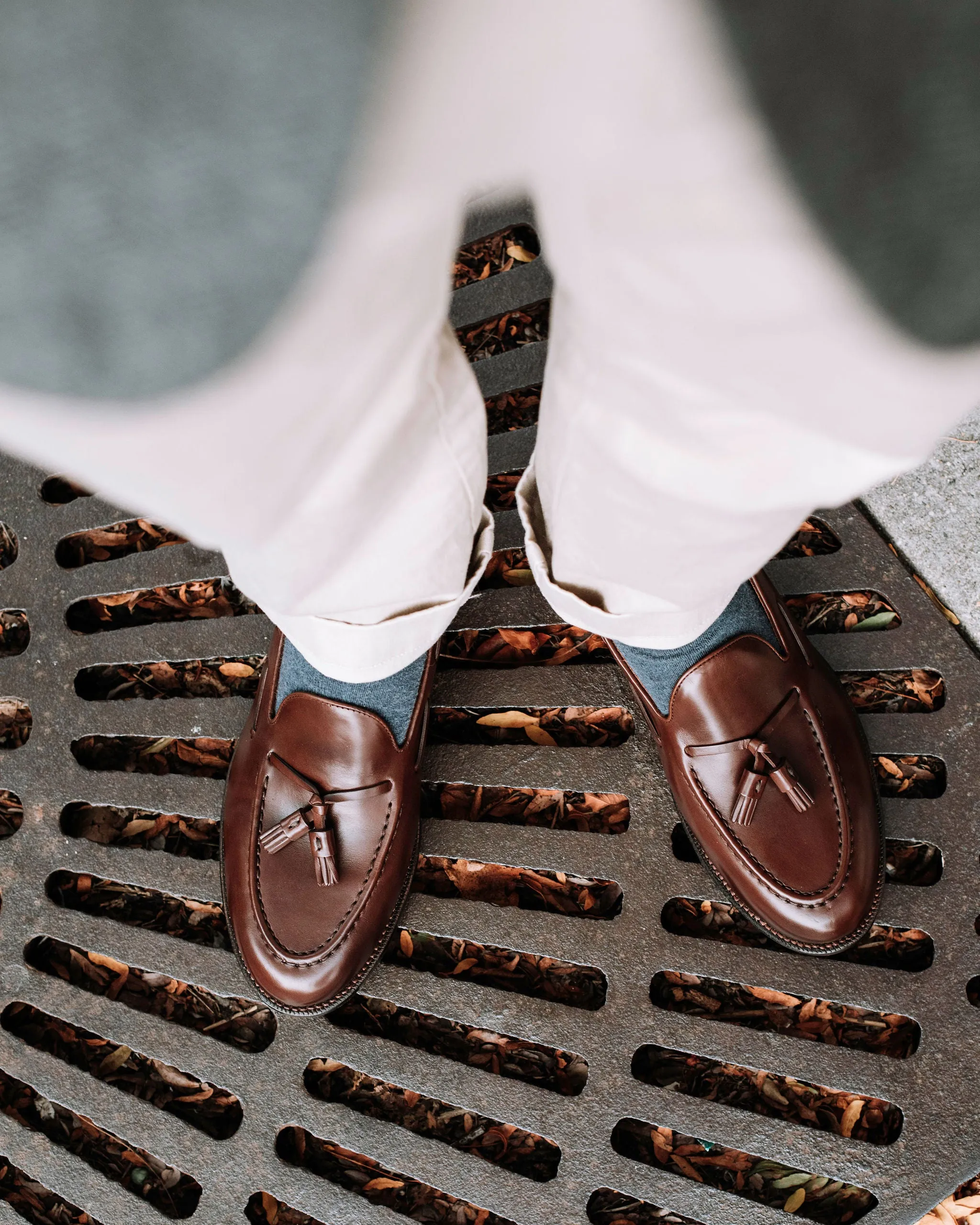 Sole Safe Tassel Loafer Tobacco Calf