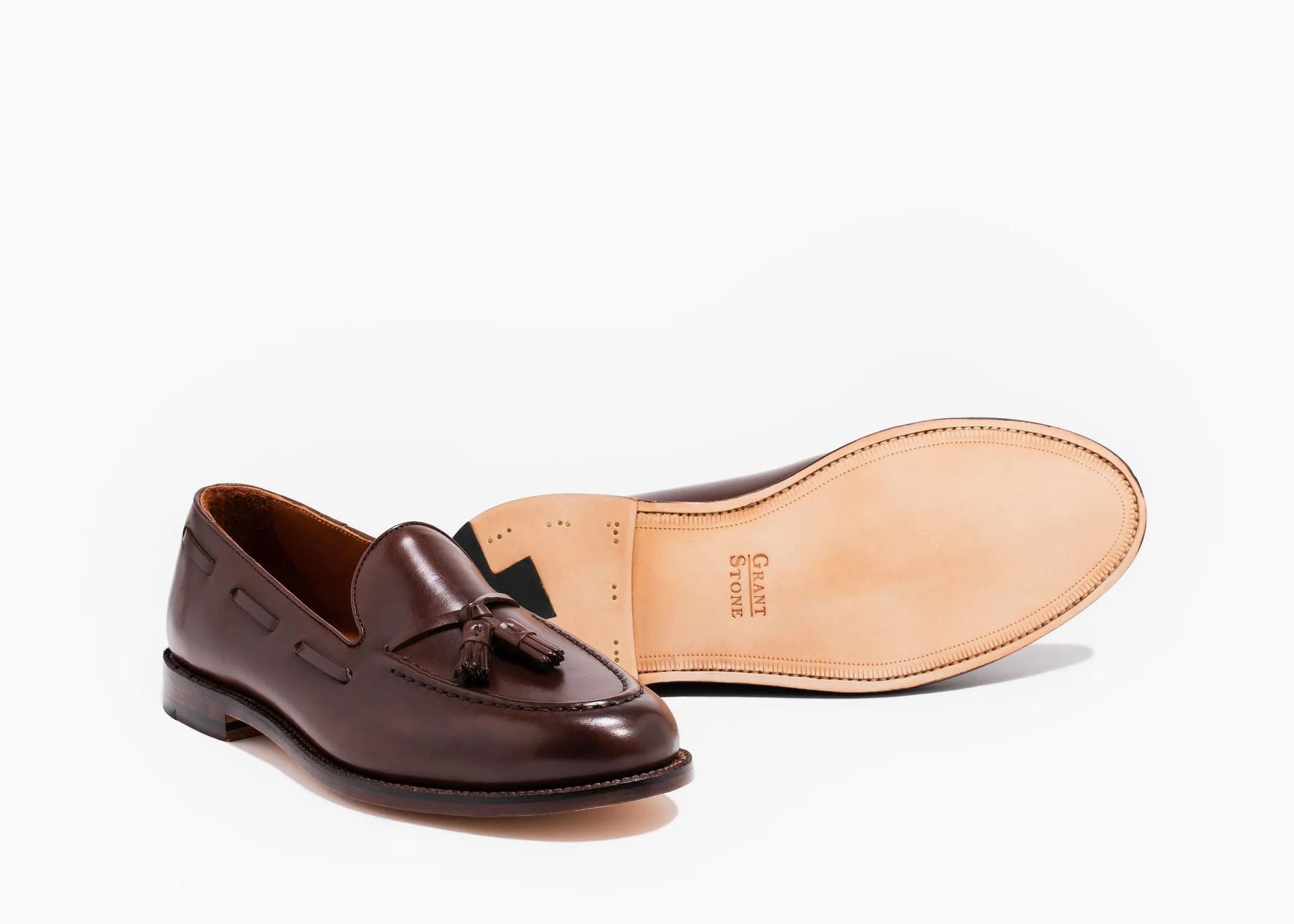 Tassel Loafer Tobacco Calf High Quality