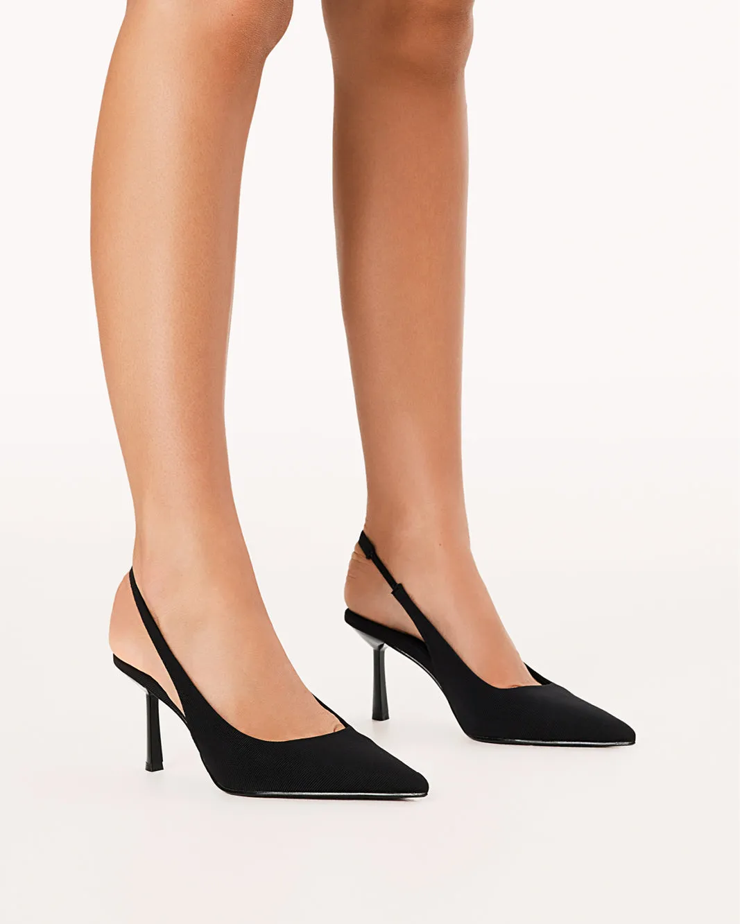 Indoor Breathable Upper IDANA - BLACK GROSGRAIN
