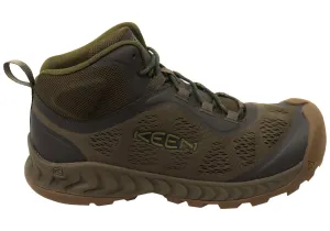 Keen Mens Comfortable Lace Up NXIS Speed Mid Boots group walk