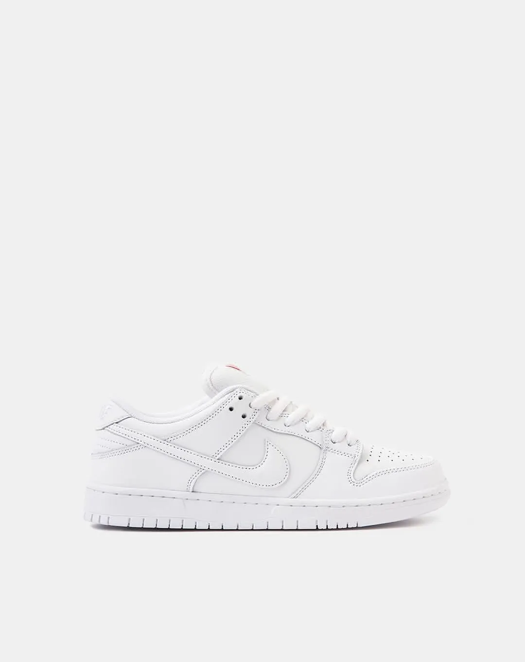 Nike SB Dunk Low Pro ISO ??ORANGE LABEL?? Triple White Sneakers Active Day