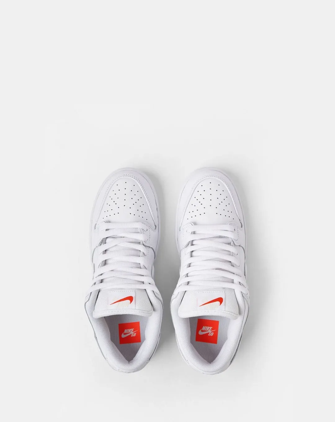 Gym Quick Comfortable fit Nike SB Dunk Low Pro ISO ??ORANGE LABEL?? Triple White Sneakers