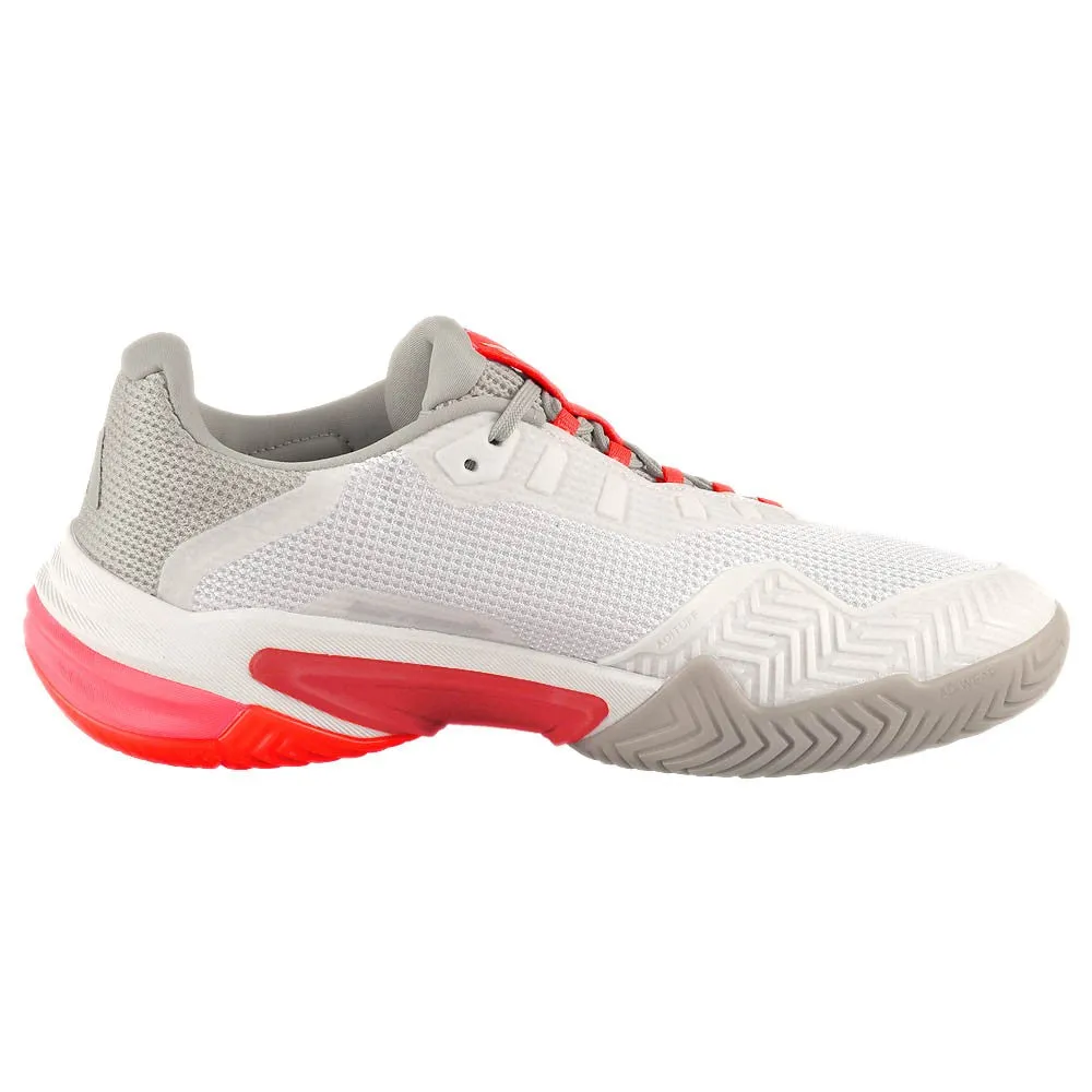 adidas Women's Barricade 13 - Cloud White/Lucid Red Back Tab