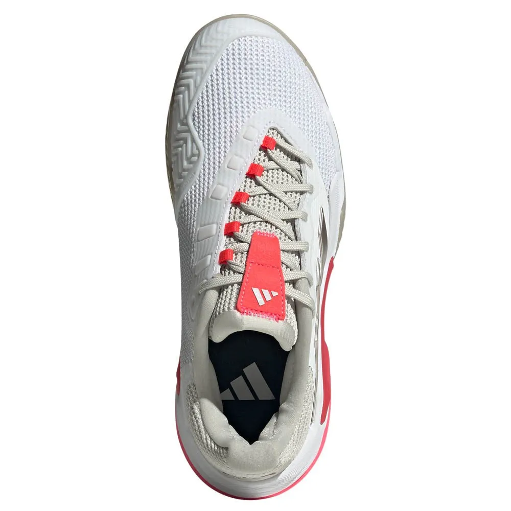 Bold Design Gym Performance adidas Women's Barricade 13 - Cloud White/Lucid Red