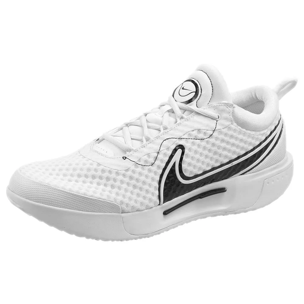 Stretch Comfort Nike Men's Court Zoom Pro - White/Black