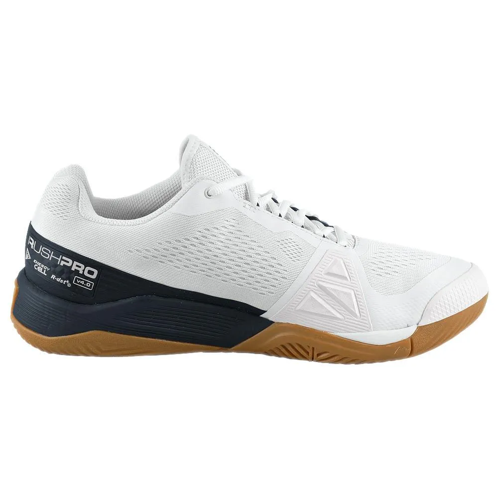 Wilson Men's Rush Pro 4.0 - White/Navy Blazer Sports Precision