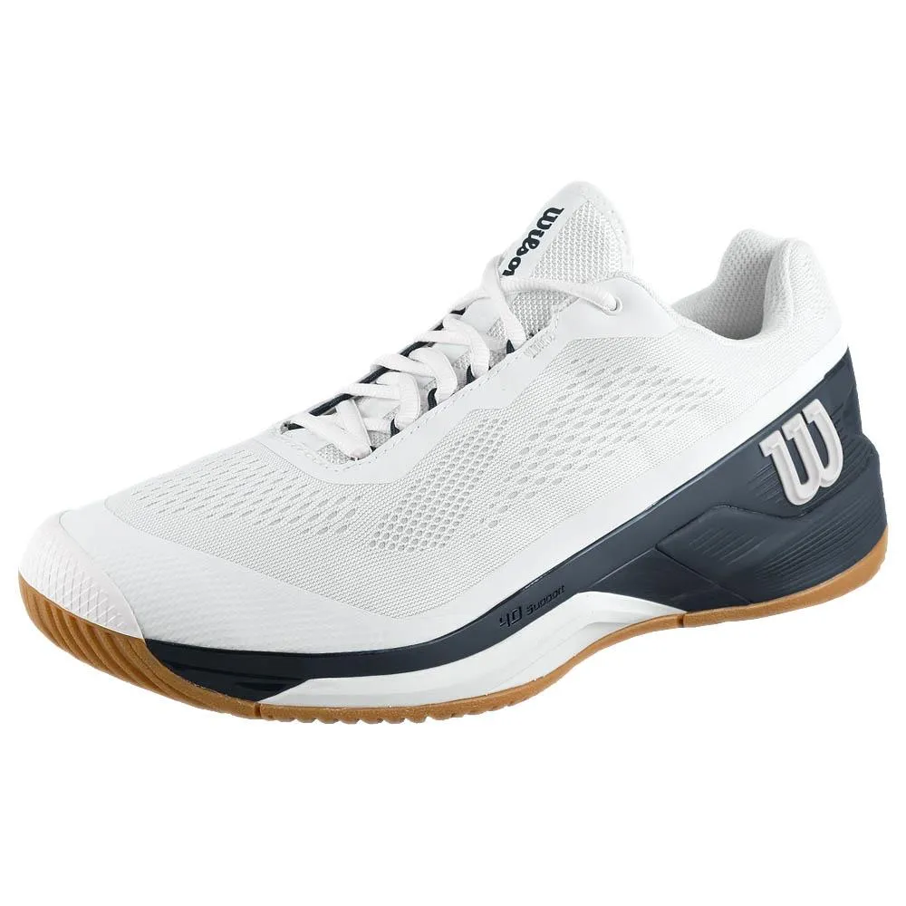 Wilson Men's Rush Pro 4.0 - White/Navy Blazer Shape Hold Urban Movement