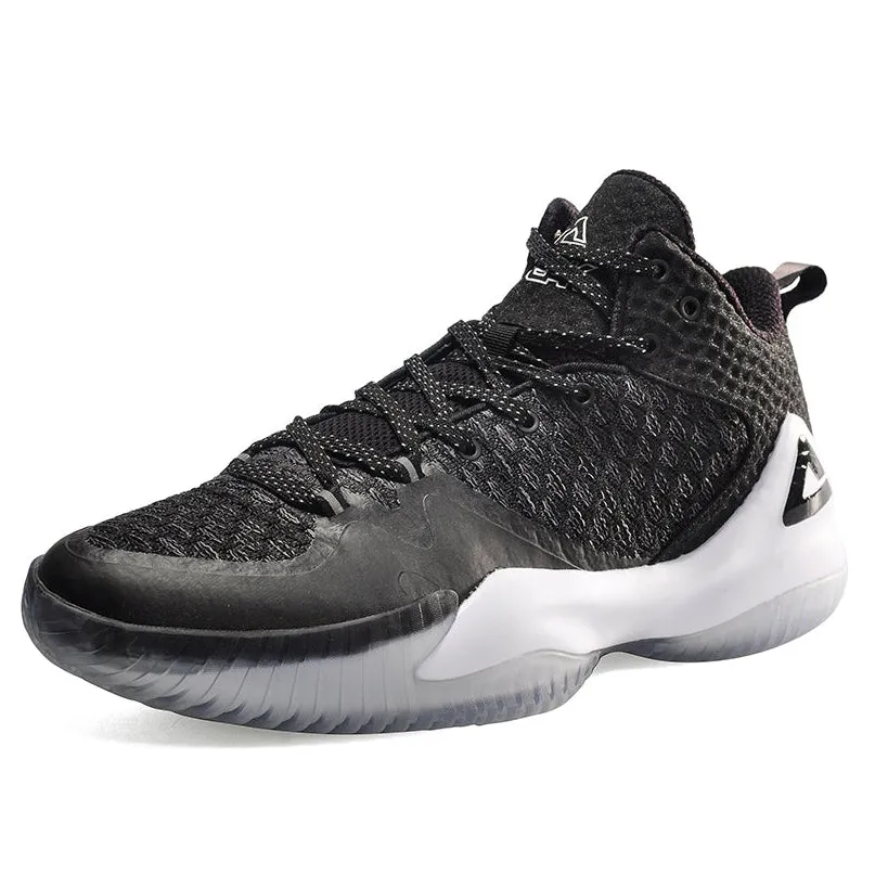 Slip Fit Sandals slim fit PEAK Basketball Shoes Lou Williams Streetball Master Black Grey