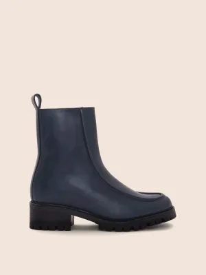 Vigo Navy Lined Boot Stylish Option Steel Guard