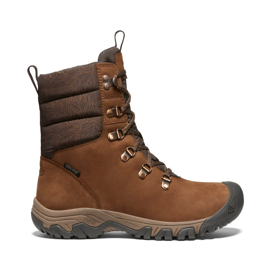 Deep Tread Modern Edge Women's Greta Waterproof Boot  |  Bison/Java