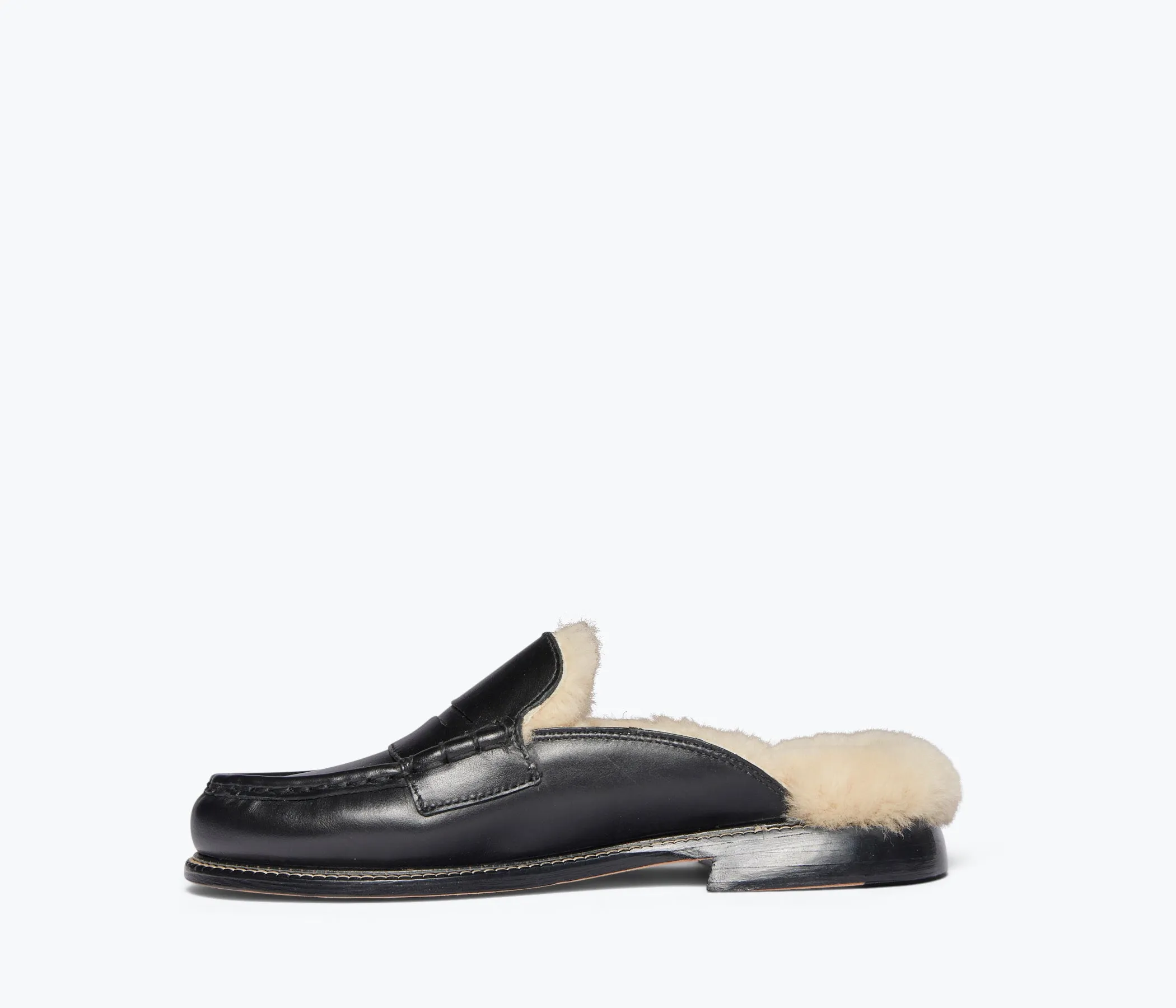 Reliable Comfort TEMI SHEARLING PENNY LOAFER MULE