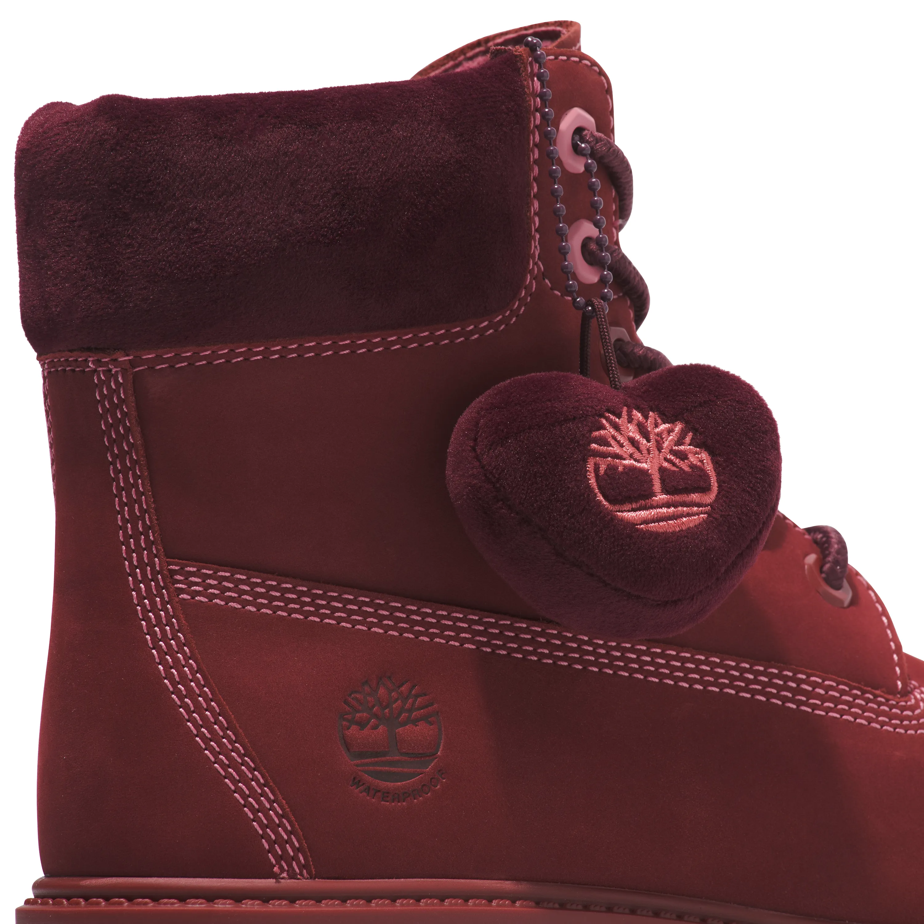 Minimalist Appeal Timberland - Boy - VDAY Stone Street 6" Premium - Red