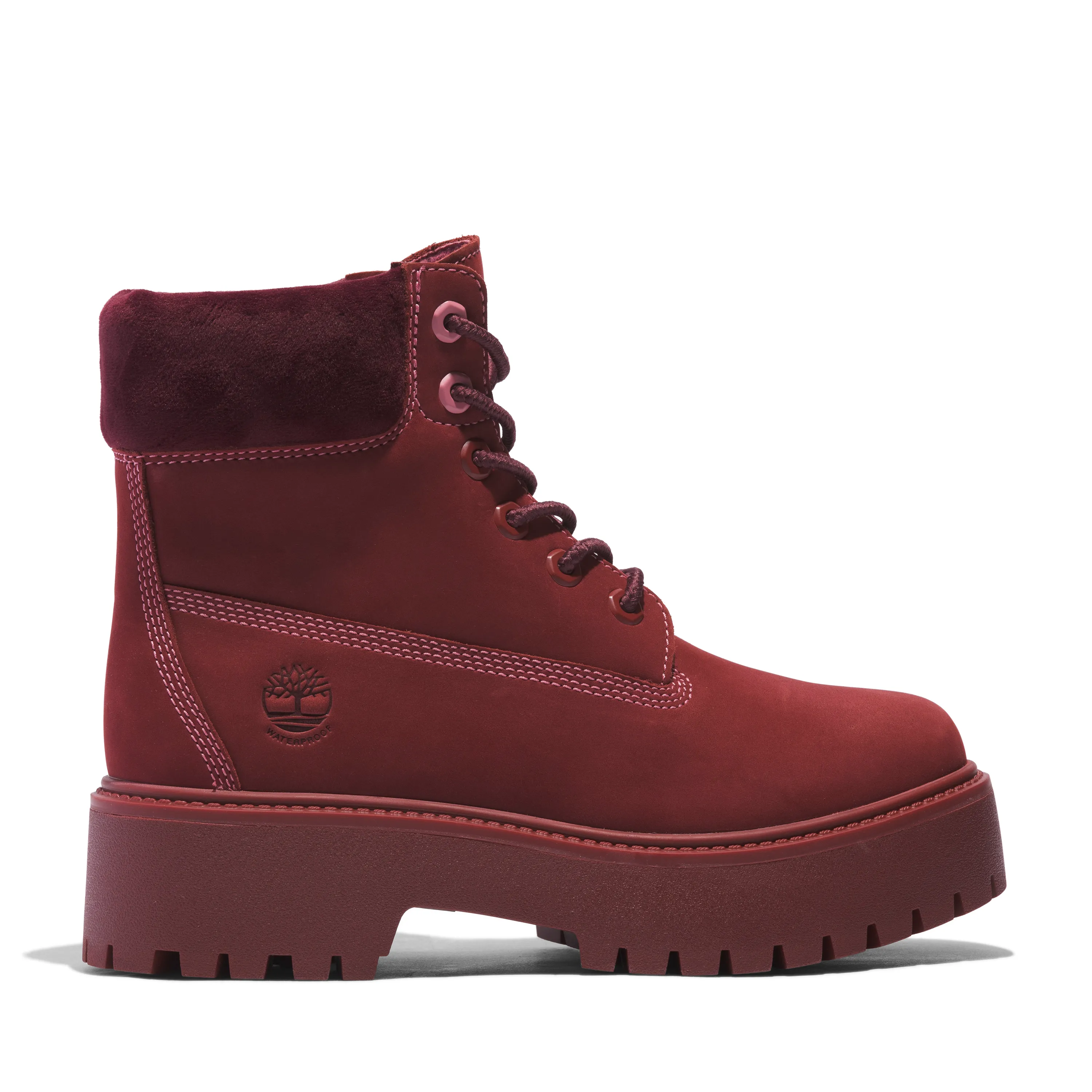 Timberland - Boy - VDAY Stone Street 6" Premium - Red Dressy look Natural Fit