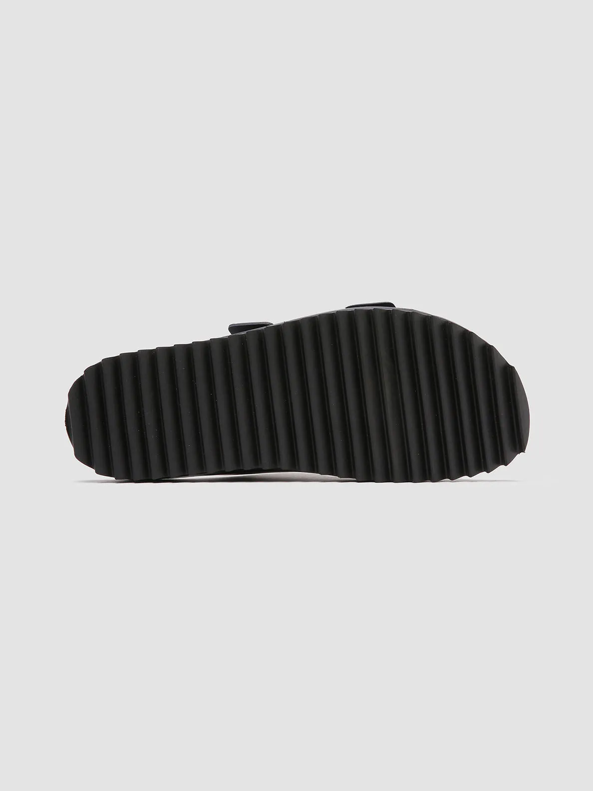 Basic Tone Supportive Heel AGOR?? 004 - Black Leather slippers