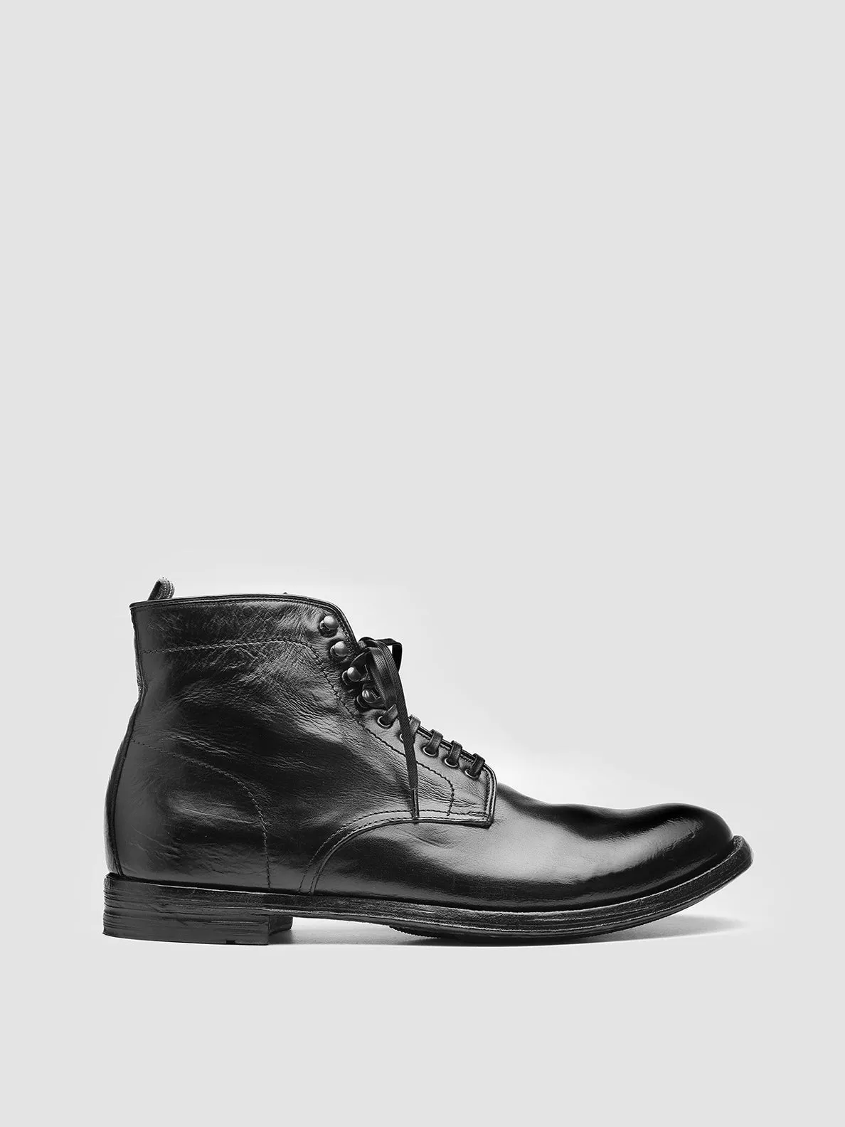 Sculpted durability Speed Form ANATOMIA 013 - Black Leather Ankle Boots