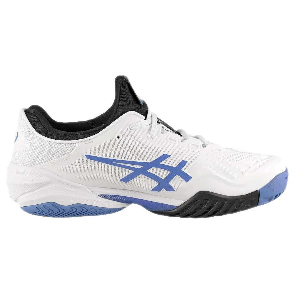 Padded shock absorption Asics Men's Court FF 3 - White/Sapphire