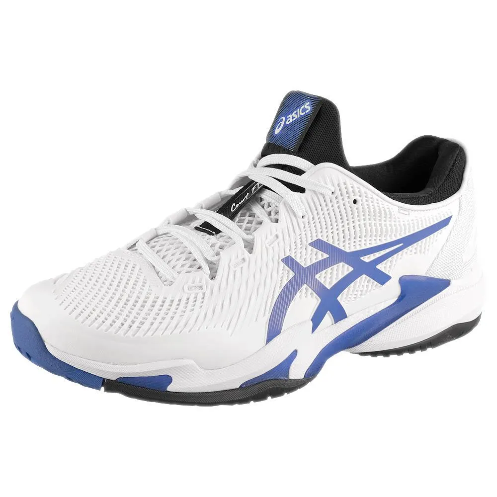 Asics Men's Court FF 3 - White/Sapphire Classy silhouette