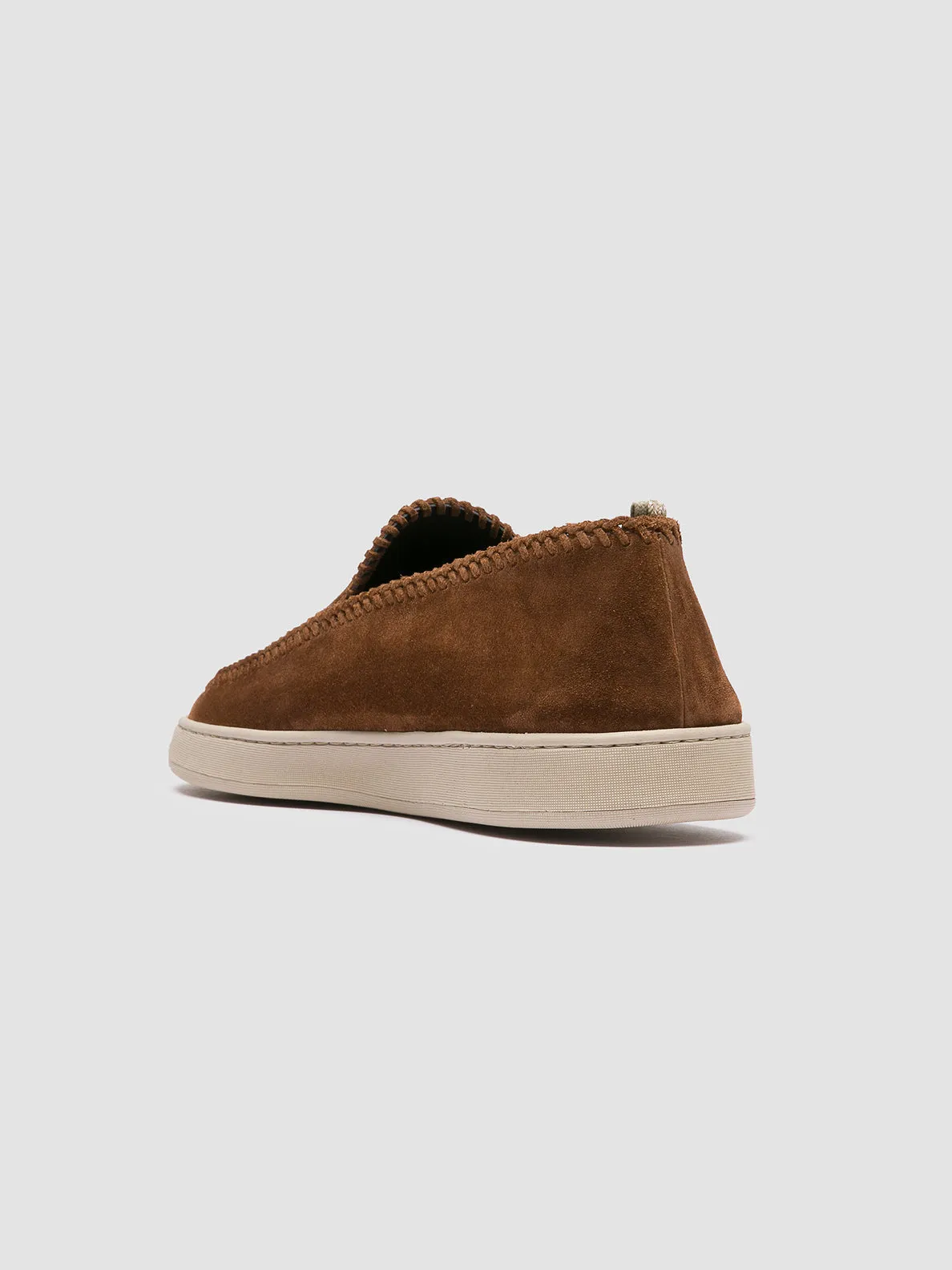 HERBIE 011 - Brown Suede Penny Loafers Style Motion