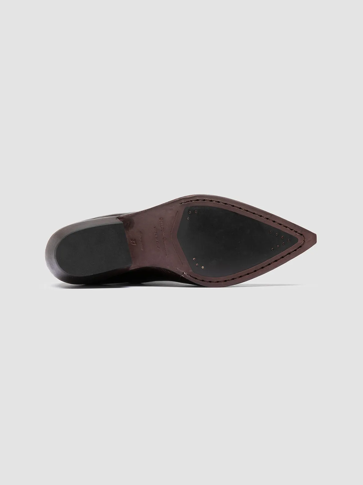 NOELIE DD 109 - Brown Leather Zipped Boots Easy Fit Shoes