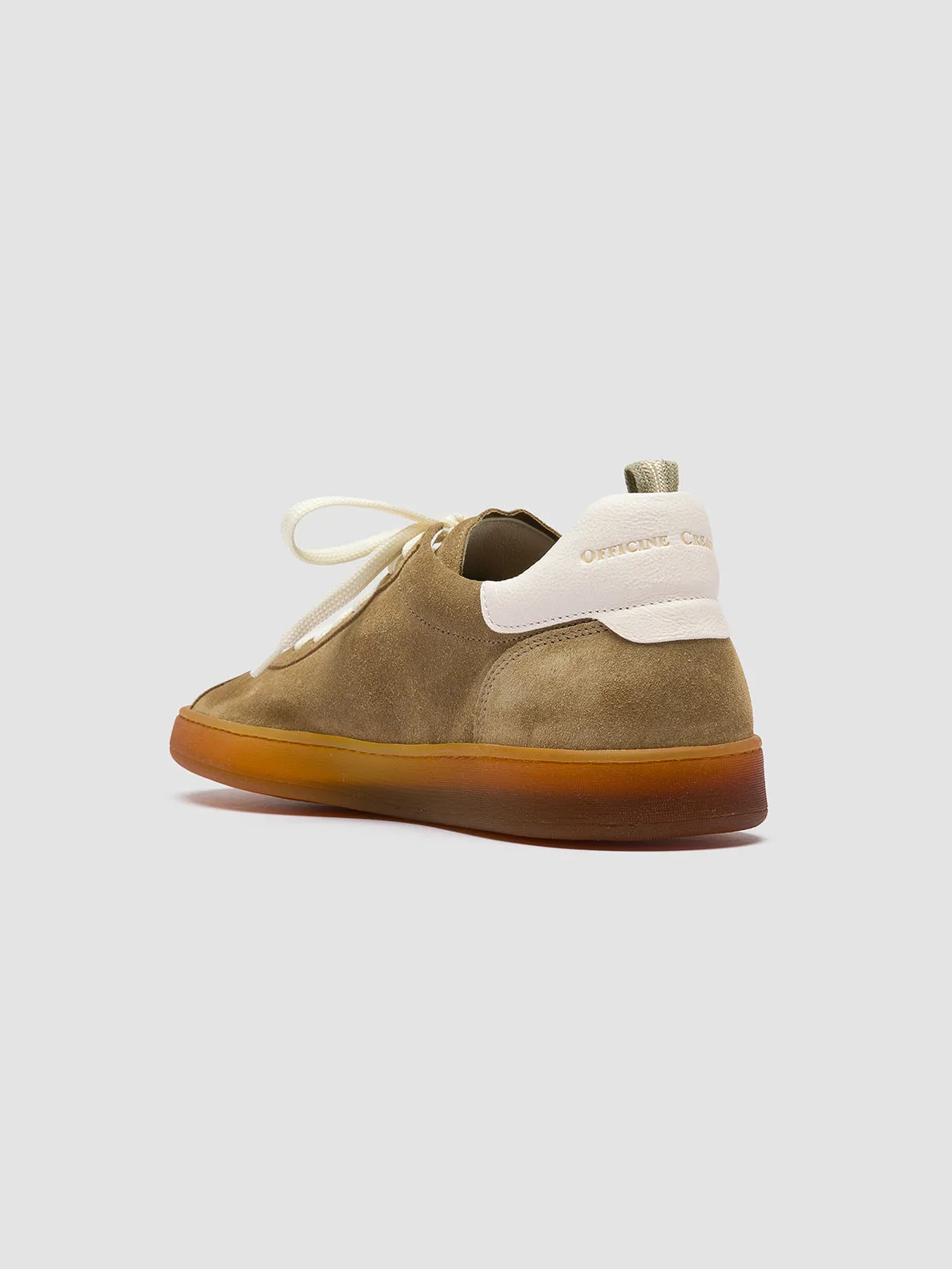 HALO 001 - Brown Leather and Suede Sneakers Minimal Comfort Motion Friendly