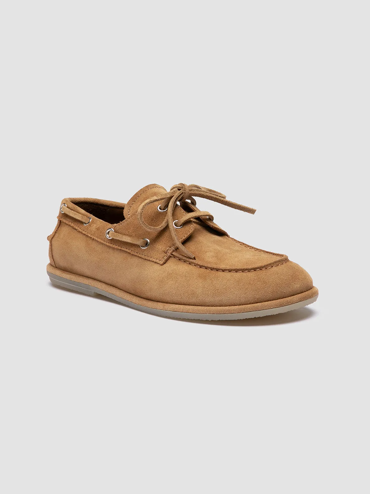 Flex Hike Run Errand LOVE 101 - Camel Suede Boat Shoes