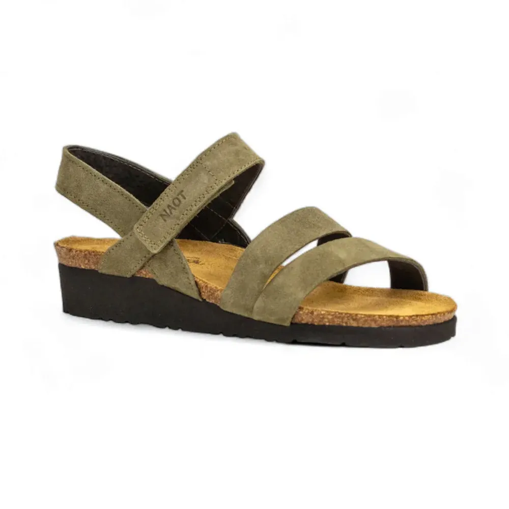 Reinforced heel Flexible Build Kayla Sandal Olive (7806-G26)