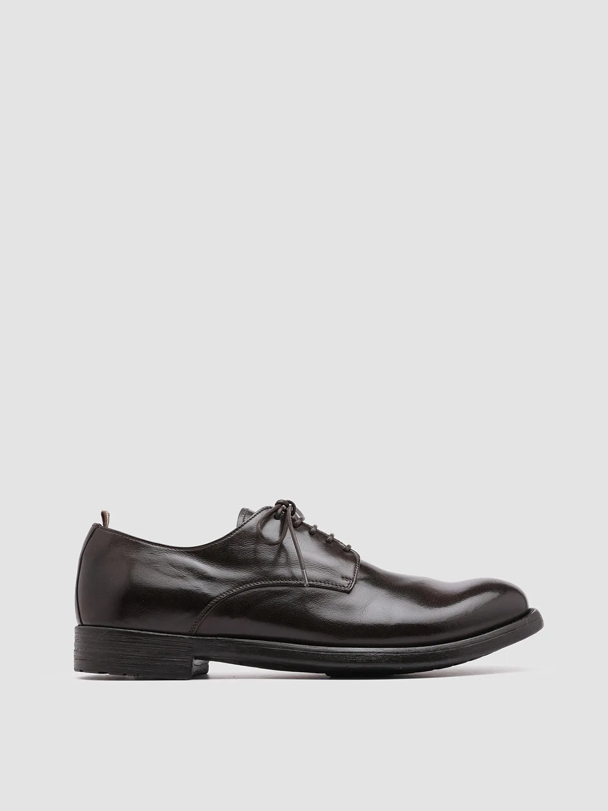 HIVE 008 - Brown Leather Derby Shoes Flexibility Boost