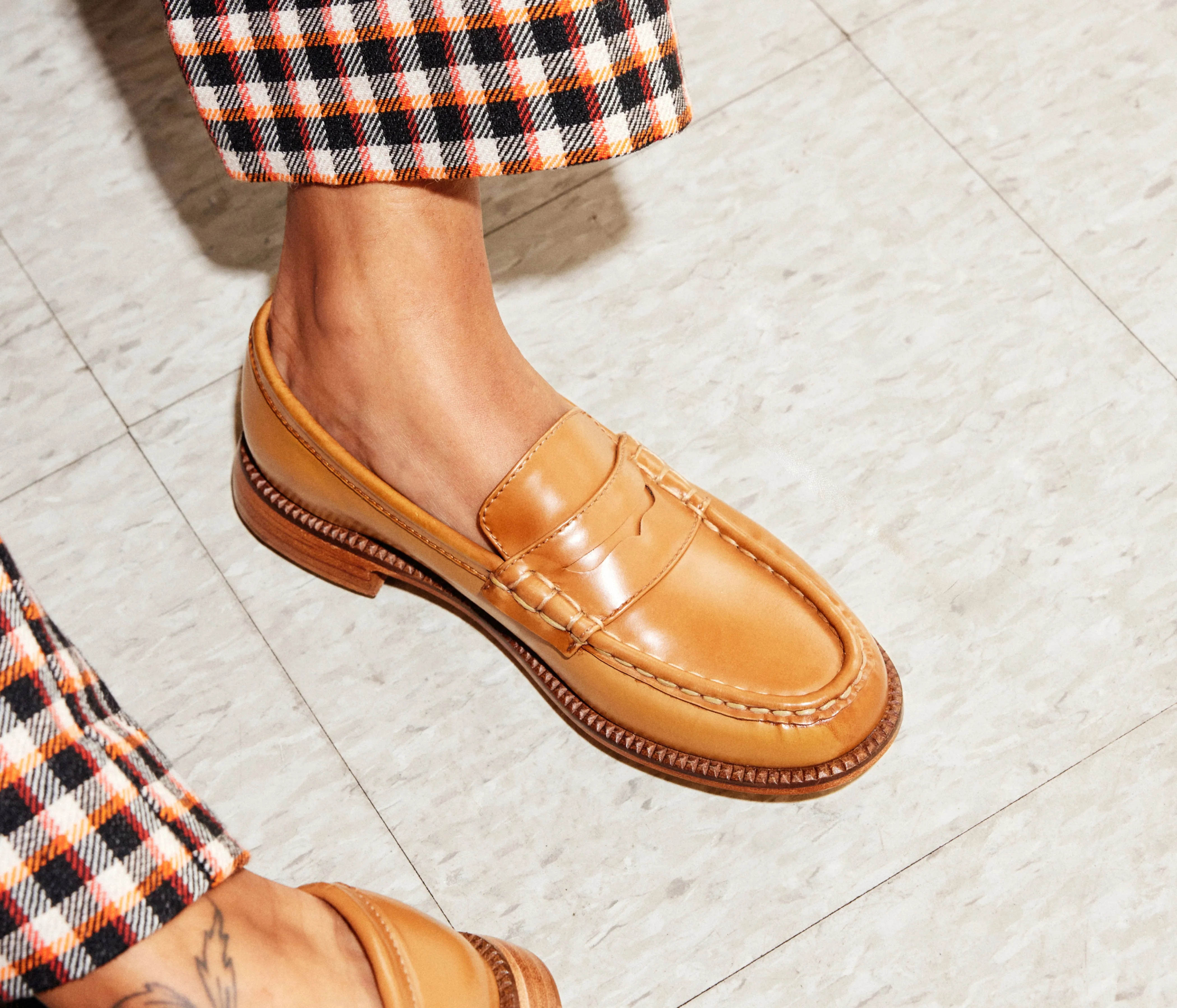 ELBA PENNY LOAFER Coffee Lane Essential Footwear