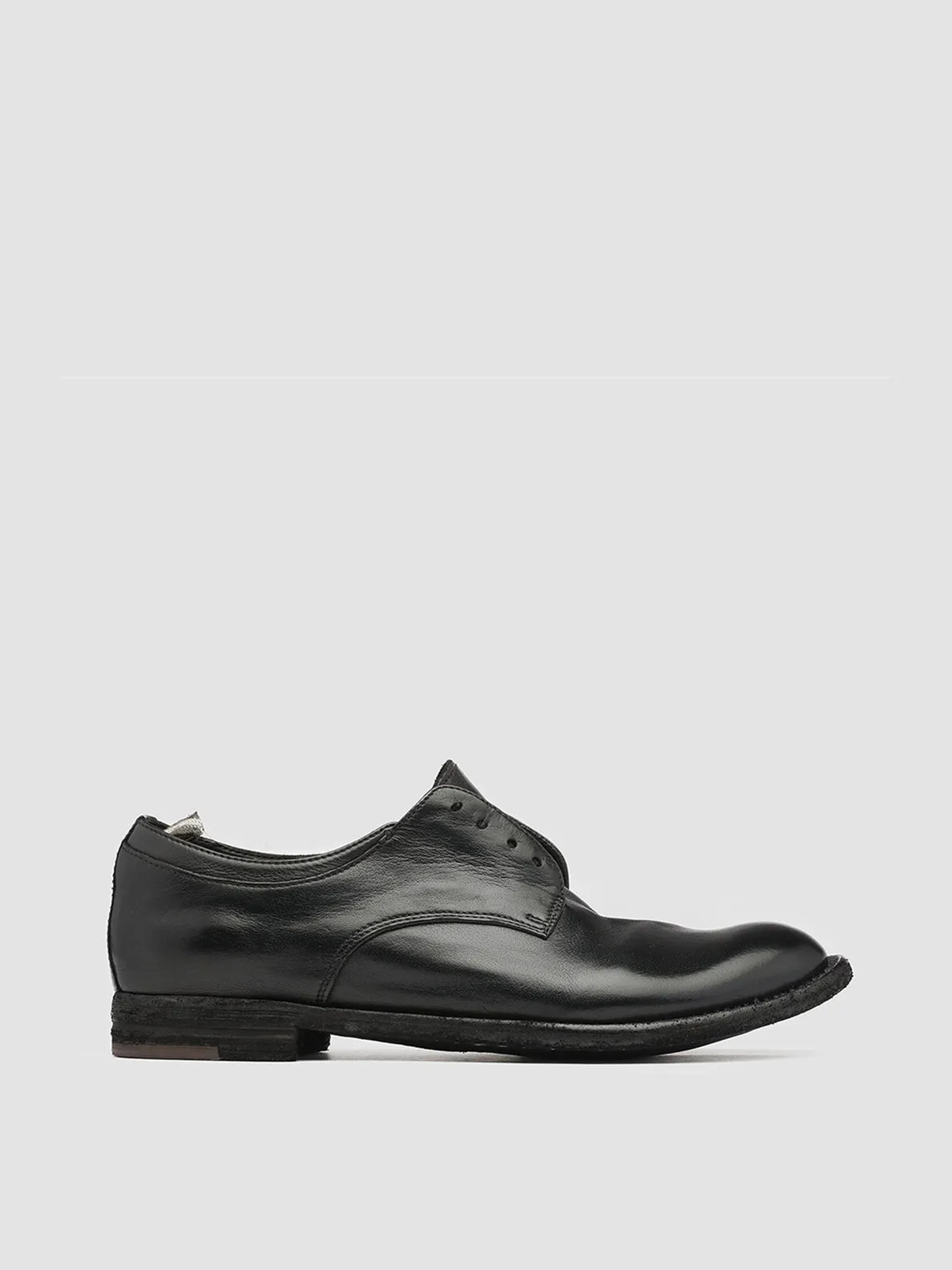 Urban Explorer Lightweight Office Comfort LEXIKON 501 - Black Leather Derby Shoes