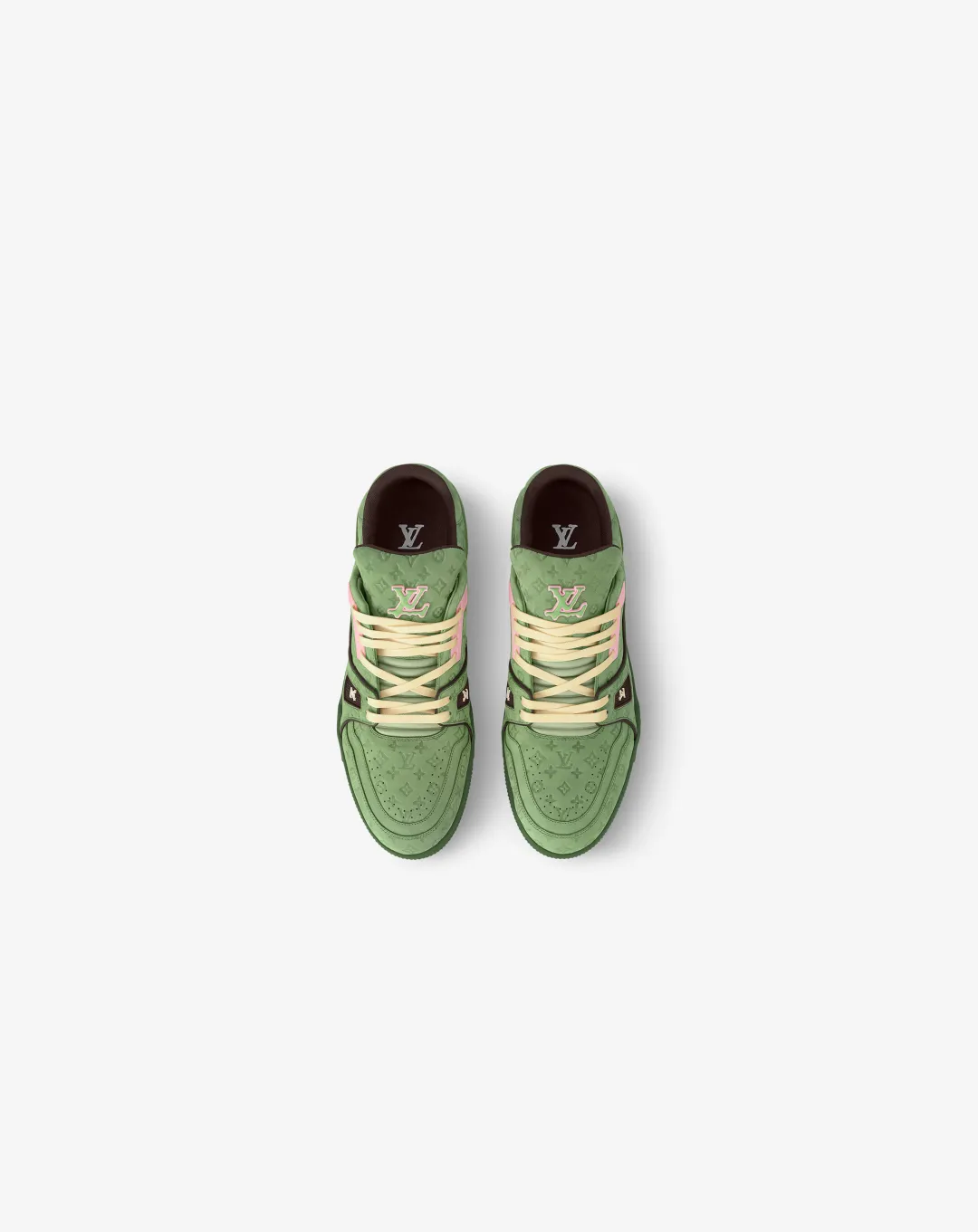 Fast pace Louis Vuitton Trainer Green Sneakers