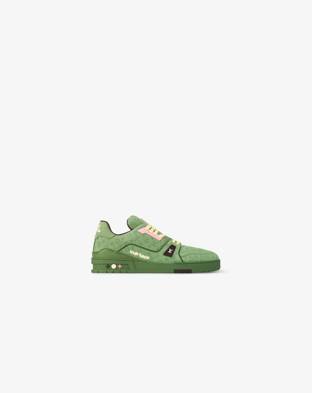 Grip Strong Louis Vuitton Trainer Green Sneakers
