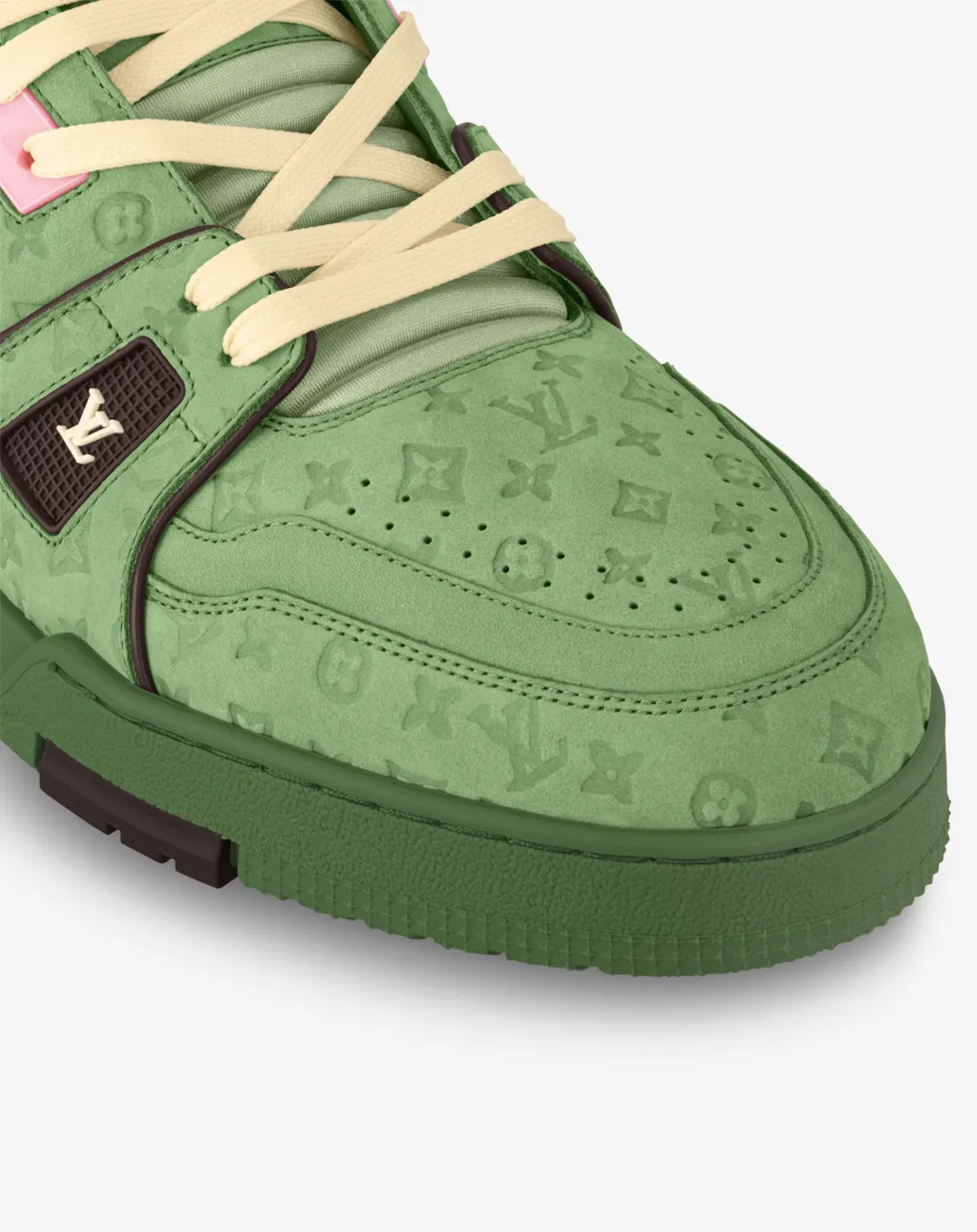 Louis Vuitton Trainer Green Sneakers Power Base Comfort support